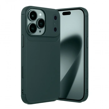 Apple İphone 17 Pro Auto Focus Karbon Kapak - Koyu Yeşil