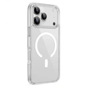 Apple İphone 17 Pro Max Kılıf Pc Real Magsafe Kapak - Şeffaf