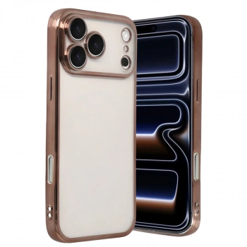 Apple İphone 17 Pro Max Razer Lensli Silikon - Çöl Titanyum