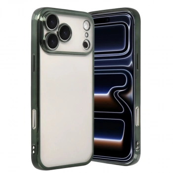 Apple İphone 17 Pro Razer Lensli Silikon - Yeşil