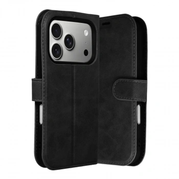 Apple İphone 17 Pro Trend S Plus Kapaklı Kılıf - Siyah