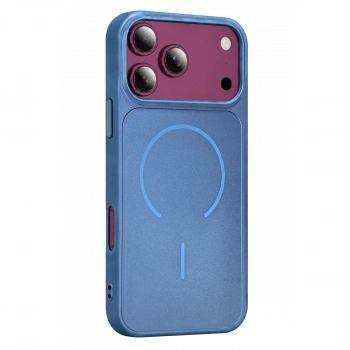 Apple İphone 18 Pro Azus Magsafe Kapak - Açık Mavi
