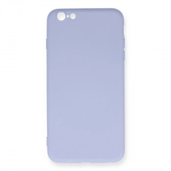 Apple İphone 6 Plus Kılıf Nano İçi Kadife Silikon - Lila