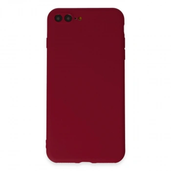 Apple İphone 7 Plus Kılıf First Silikon - Bordo