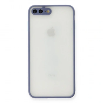 Apple İphone 7 Plus Kılıf Montreal Silikon Kapak - Gri