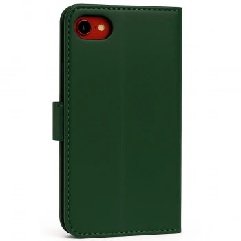 Apple İphone 7 Trend S Plus Kapaklı Kılıf - Yeşil