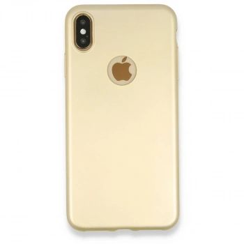 Apple İphone Xs Max Kılıf First Silikon - Gold