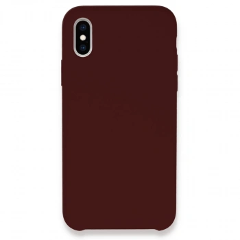 Apple İphone Xs Max Kılıf Lansman Legant Silikon - Bordo