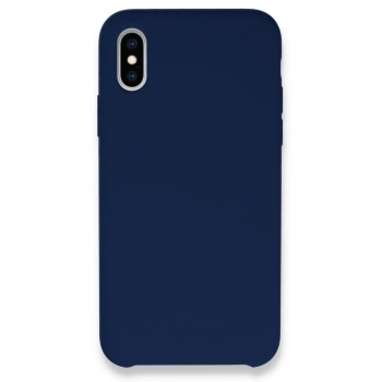 Apple İphone Xs Max Kılıf Lansman Legant Silikon - Lacivert
