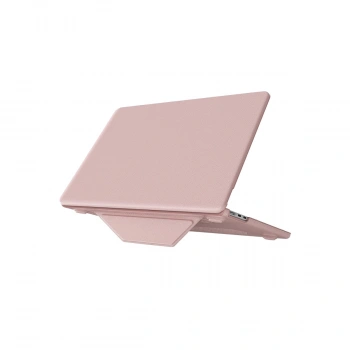 Apple Macbook Pro 14 2021 Macbook Deri Kapak - Pembe