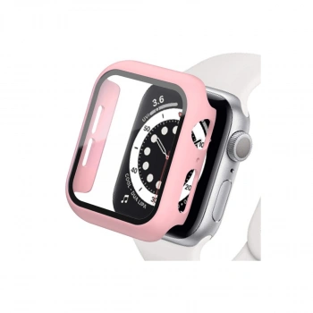 Apple Watch 38mm Camlı Kasa Ekran Koruyucu - Rose Gold