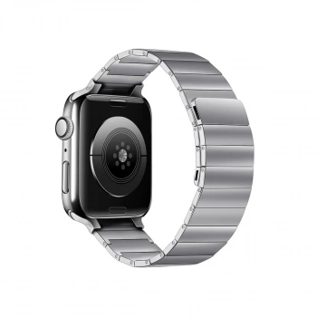 Apple Watch 38mm Kr404 Huks Kordon - Gümüş