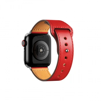 Apple Watch 38mm Kr415 Luaz Deri Kordon (saat Değildir) - Kırmızı