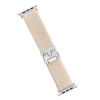 Apple Watch 42mm Forest Kumaş Kordon - Krem