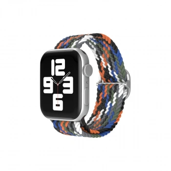 Apple Watch 42mm  Kordon - Gri-turuncu