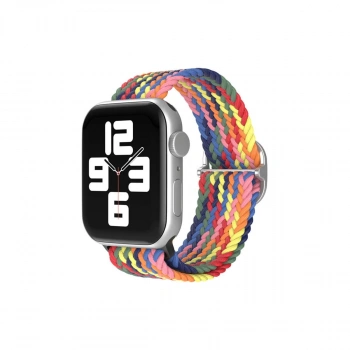 Apple Watch 42mm  Kordon - Siyah-kırmızı-sarı