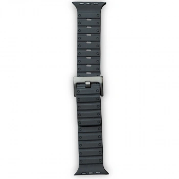 Apple Watch 42mm Magnus Mıknatıslı Silikon Kordon (saat Değildir) - Siyah
