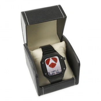 Apple Watch 45mm Kr409 Metal Kordon - Siyah