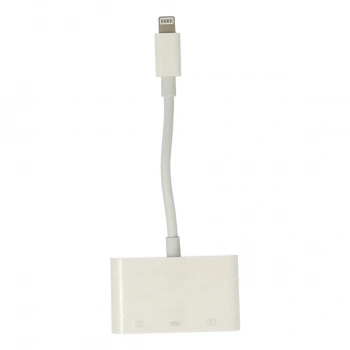 Apr23 Iphone Otg 3in1 - Beyaz