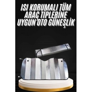 Araç Güneşlik Koruyucu Cam Güneşliği Otomobil Güneşlikleri Katlanabilir