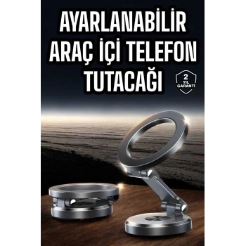 Araç İçi Telefon Tutacağı Manyetik Tasarım Ayarlanabilir