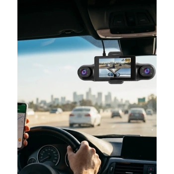 Araç İçi Wifi Destekli Full Hd Kamera Geniş Açılı Gece Görüşlü