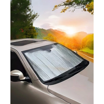 Araç Ön Cam Güneşlik Katlanabilir Uv Koruma Ford Focus Renault Megane Skoda Superb Honda Civic