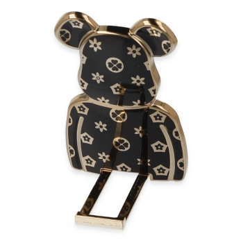 Astro Stand Ayıcık Desenli - Siyah