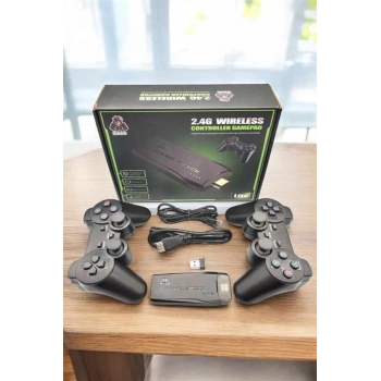 Atari Oyun Konsolu 2000 Oyunlu Game Stick 2.4g Wireless