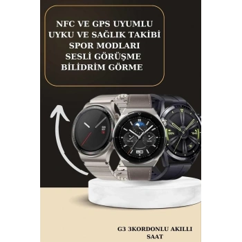 Aynalı Bluetooth Kulaklık Yeni Nesil Akıllı Saat Titreşimli Nabız Ölçer Spor Modları