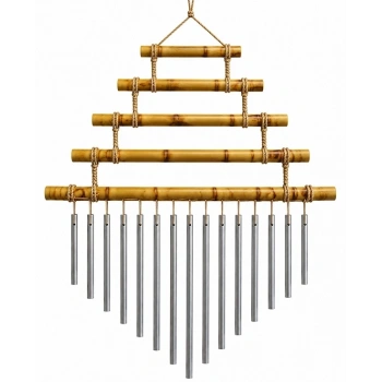 Bambu Metal Çubuklu Rüzgar Çanı No:1022