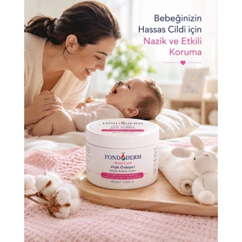 Bebek Pişik Giderici Bariyer Krem Onarıcı Yoğun Cilt Bakım Kremi Çinko Oksit Lanolin