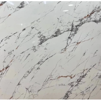 Beyaz Mermer Desenli Yapışkanlı Kaplama Kağıdı  Büyük Boy 5 Metre