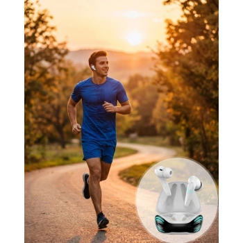 Bluetooth 5.1  Kulaklığı   Kulaklık İphone 13 İphone 15 Samsung S21  Note 12 Uyumlu