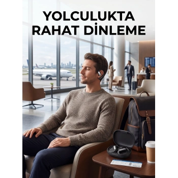 Bluetooth Kablosuz Kulaklık Kulak Kancalı Şarj Göstergeli