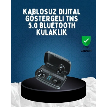 Bluetooth V5.0 Teknolojili Parmak Dokunmatik Kontrol Kulaklık Seti