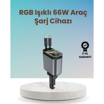 Bmw, Mercedes, Audi, Volkswagen Araçlar İçin 4’ü 1 Arada Hızlı Şarj Cihazı