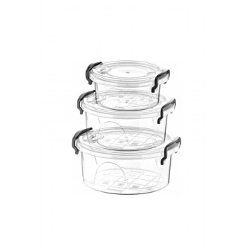 Bonny Box 3lü Yuvarlak Saklama Kabı-82112 (599)