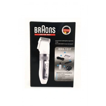 Braons Şarj Edilebilir Kablosuz Tıraş Makinesi Brs-1217