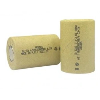 Byhodi 1.2V Ni-Cd  4/5 SC 1000 Mah Kağıt Şarjlı Pil 3C Başsız/Flat Head (599599)
