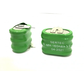 Byhodi 3.6V 3S1P 160 Mah 2 Pin NI-MH Buton Pil (599599)