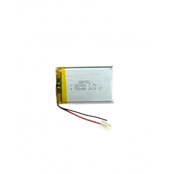 Byhodi 383450 3.7V 750 MAh Li-Polymer Pil Devreli/1.5A (599599)