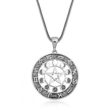 ​925 Ayar Gümüş 12 Burç Gümüş Kolye T6307 (599599)