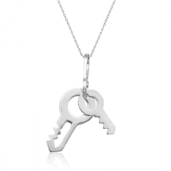 925 Ayar Gümüş Anahtar Kadın Gümüş Kolye PT26109173 (599599)