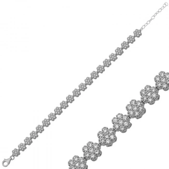 Byhodi ​925 Ayar Gümüş Çiçek Bileklik T3879 (599599)