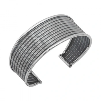 Byhodi 925 Ayar Gümüş Eskitme Desenli Kadın Bilezik T6857 (599599)