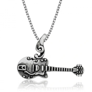 Byhodi ​925 Ayar Gümüş Gitar Gümüş Kolye T5547 (599599)