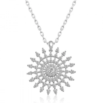 Byhodi 925 Ayar Gümüş Güneş Kadın Gümüş Kolye T6708 (599599)