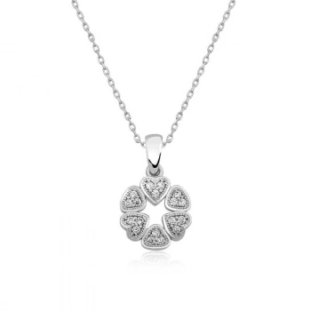 Byhodi 925 Ayar Gümüş Kalp Çemberi Kadın Gümüş Kolye T4817 (599599)