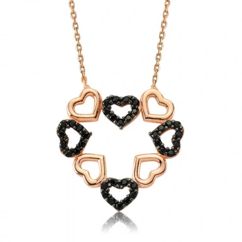 Byhodi 925 Ayar Gümüş Kalpli Aşk Kadın Gümüş Kolye PT2610349 (599599)